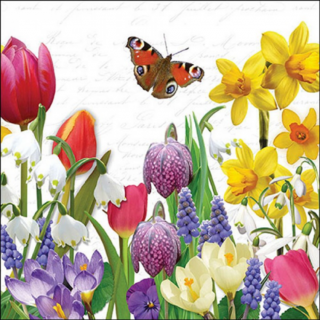 Spring feeling papírszalvéta 33x33cm, 20db-os
