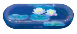 Szemüvegtok fémdoboz, 16x2,8x6,6cm Monet: Water Lilies