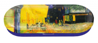 Szemüvegtok fémdoboz, 16x2,8x6,6cm, Van Gogh: Café de Nuit