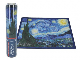 Szövött jellegű tányéralátét - Van Gogh: Csillagos éj