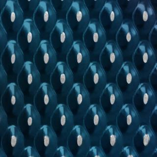 Színezett nyomott (mintás) lemez, pagoda, kék, 1250x2500 mm, 0,8 mm vastag, 304