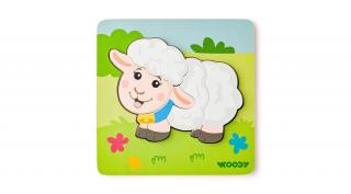 Baba puzzle - baba kirakó - Fajáték - Bárány - 91364