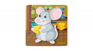 Baba puzzle - baba kirakó - Fajáték - Egér - 91365