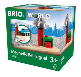Brio mágneses csengő - fa vonat kiegészítő - 33754