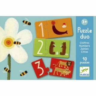 Djeco baba puzzle -  párosító puzzle - Számok_DJ08151