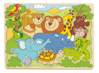 Formakirakó falap puzzle - Afrika állatai-91930