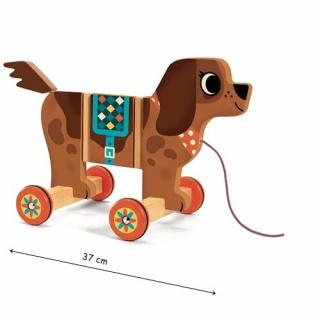 Húzható játék kutya - Nico a kutyus - DJ6247