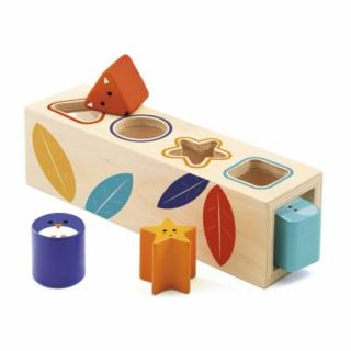 Montessori játék szín és formaválogató  - Alapformák- DJ6202