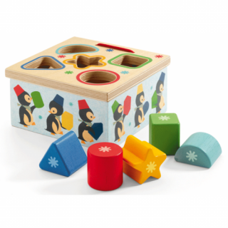 Montessori játék szín és formaválogató  - Pingvines - DJ6409