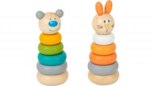Montessori torony - fejlesztő fajáték - babajáték - L11714_2