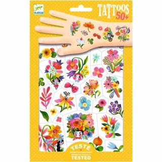 Tetováló matrica - Virág akvarell - DJ9616