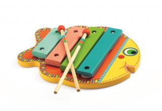 Xilofon gyerekeknek - játék hangszer - Halacskás - DJ6001