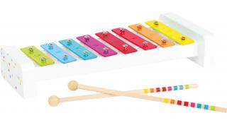 Xilofon gyerekeknek - játék hangszer - Szivárvány xilofon kottával - L11117