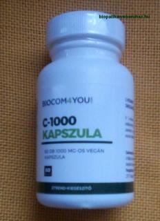 C-1000 VITAMIN - Biocom - Vegan kapszula