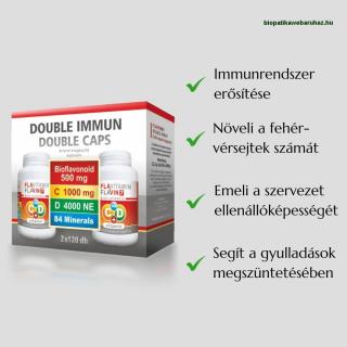 C + D vitamin kapszula, 2x120 db - Double Immun