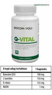 Q-VITAL, CARDIO HEALTH - Biocom + 100mg Q10