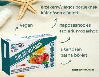 SOLAR VITAMIN, napozóvitamin