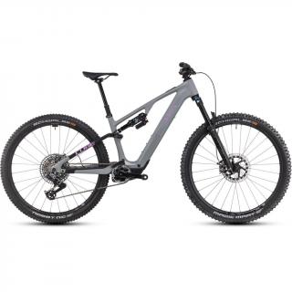 CUBE AMS HYBRID ONE44 C:68X TM 400X 29 SWAMPGREY´N´PURPLEREFLEX 2025 FÉRFI ELEKTROMOS ÖSSZTELESZKÓPOS MTB KERÉKPÁR