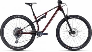 CUBE AMS ONE11 C:68X PRO 29 liquidred´n´carbon 2023 FÉRFI ÖSSZTELESZKÓPOS MTB KERÉKPÁR