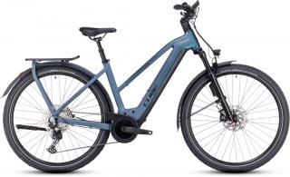 CUBE KATHMANDU HYBRID ABS 750 TRAPÉZ SMARAGDGREY´N´BLUE 2023 NŐI ELEKTROMOS TREKKING KERÉKPÁR