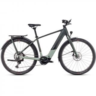 CUBE KATHMANDU HYBRID C:62 SLT 400X STELLAR´N´ORIGANOGREEN 2025 FÉRFI ELEKTROMOS TREKKING KERÉKPÁR