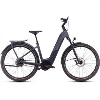 CUBE KATHMANDU HYBRID COMFORT SLX 800 NIGHTSKY´N´INK - 2025 - TREKKING ELEKTROMOS KERÉKPÁR - EASY ENTRY 46 CM