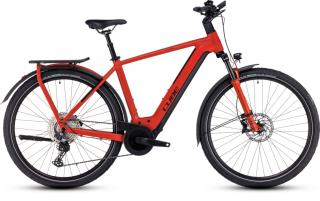 CUBE KATHMANDU HYBRID EXC 750 RED N BLACK 2023 FÉRFI ELEKTROMOS TREKKING KERÉKPÁR