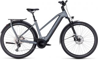 CUBE KATHMANDU HYBRID PRO 750 TRAPÉZ FLASHGREY´N´METAL 2023 Női ELEKTROMOS TREKKING KERÉKPÁR