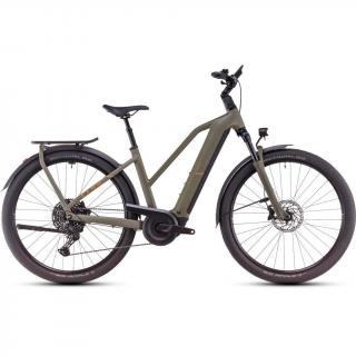 Cube Kathmandu Hybrid Pro 800 dustyolive´n´gold - 2025 - trekking elektromos kerékpár - Trapeze 46 cm