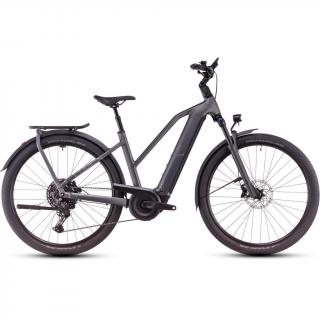CUBE KATHMANDU HYBRID PRO 800 SLABGREY´N´CHROME - 2025 - TREKKING ELEKTROMOS KERÉKPÁR - TRAPEZE 50 CM