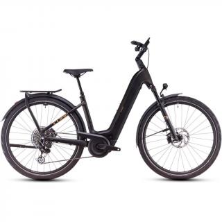 CUBE KATHMANDU HYBRID SLT 800 GOLDDUST´N´BLACK - 2025 - TREKKING ELEKTROMOS KERÉKPÁR - EASY ENTRY 54 CM
