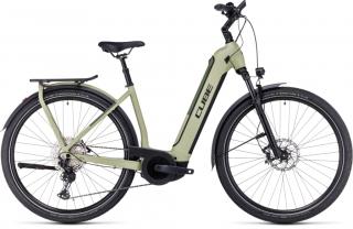 Cube Kathmandu Hybrid SLX 750 EASY ENTRY green´n´olive Unisex Elektromos Trekking Kerékpár 2023