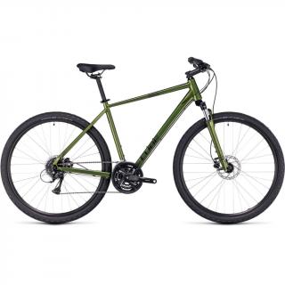 CUBE NATURE SHINYMOSS N BLACK 2024 FÉRFI CROSS KERÉKPÁR