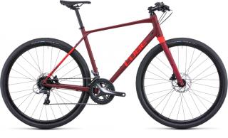 CUBE SL ROAD DARKRED N RED 2022 FÉRFI FITNESS KERÉKPÁR