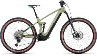 CUBE STEREO HYBRID 140 HPC SL 750 29 GREEN´N´FLASHGREEN Férfi Elektromos Összteleszkópos MTB Kerékpár 2022