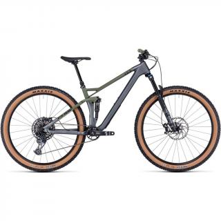 Cube Stereo ONE22 HPC TM 29 flashgrey´n´olive 2024 Férfi Összteleszkópos MTB Kerékpár