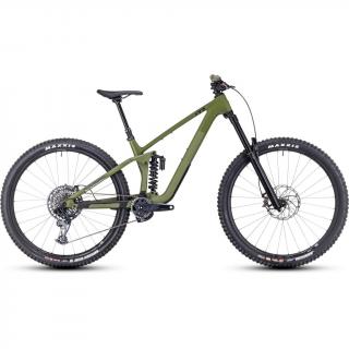 CUBE STEREO ONE77 C:68X TM 29 OLIVE´N´CHROME 2024 FÉRFI ÖSSZTELESZKÓPOS ENDURO MTB KERÉKPÁR