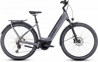 CUBE TOURING HYBRID EXC 500 EASY ENTRY GREY´N´METAL 2023 UNISEX ELEKTROMOS TREKKING KERÉKPÁR