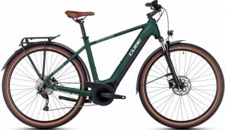 CUBE TOURING HYBRID ONE 500 DARKGREEN´N´GREEN 2023 FÉRFI ELEKTROMOS TREKKING KERÉKPÁR