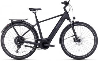 CUBE TOURING HYBRID PRO 500 BLACK´N´METAL 2023 FÉRFI ELEKTROMOS TREKKING KERÉKPÁR