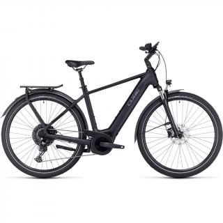 CUBE TOURING HYBRID PRO 625 BLACK´N´METAL 2024 FÉRFI ELEKTROMOS TREKKING KERÉKPÁR