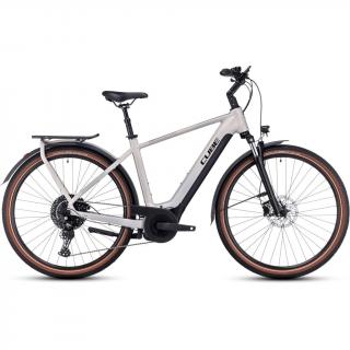 CUBE TOURING HYBRID PRO 625 PEARLYSILVER´N´BLACK 2024 FÉRFI ELEKTROMOS TREKKING KERÉKPÁR