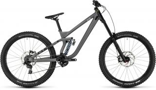 CUBE TWO15 PRO 27.5 GREY´N´BLACK 2023 FÉRFI ÖSSZTELESZKÓPOS DOWNHILL KERÉKPÁR