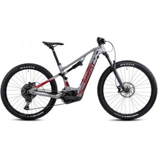 GHOST E-ASX 130 Universal B750 Light Grey/Red 2024 Férfi Elektromos Összteleszkópos MTB Kerékpár