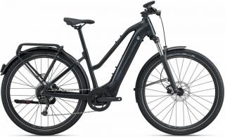 GIANT Explore E+ 2 STA Gunmetal Black 2023 Női Elektromos Trekking Kerékpár