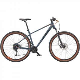 KTM CHICAGO DISC 271 METALLIC GREY (BLACK + ORANGE) 2023 FÉRFI MTB KERÉKPÁR