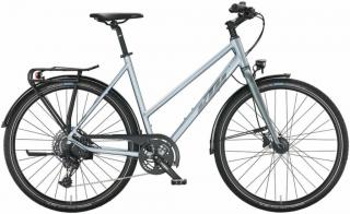 KTM LIFE LITE TRAPÉZ AZZURRO SILVER (DARK GREY) 2022 NŐI TREKKING KERÉKPÁR