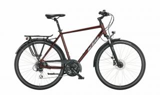 KTM LIFE RIDE H NIGHT RED (DARK SILVER) 2022 FÉRFI TREKKING KERÉKPÁR