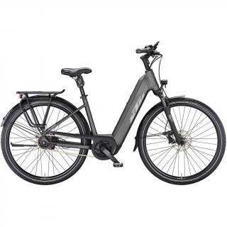 KTM MACINA CITY 610 XL EASY ENTRY MACHINE GREY MATT (SILVER+ORANGE) 2023 UNISEX ELEKTROMOS CITY KERÉKPÁR