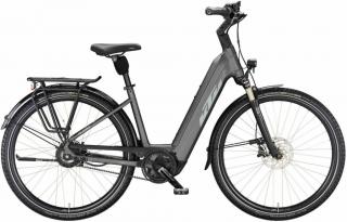 KTM MACINA CITY 710 BELT EASY ENTRY machine grey (grey+orange) 2023 Unisex Elektromos City Trekking Kerékpár